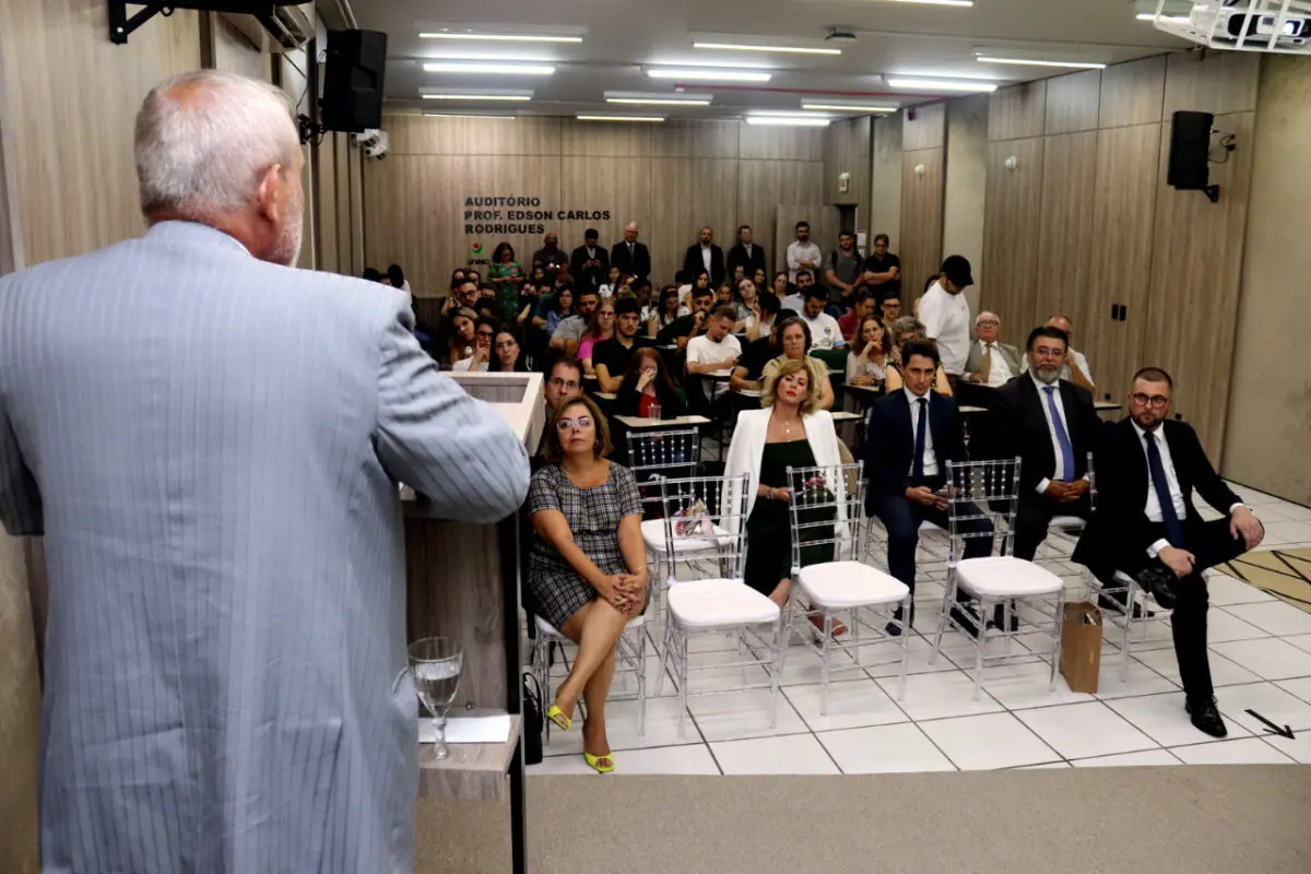 Unesc lança Pós-Graduação em Direito Empresarial com palestra do desembargador Jânio de Souza Machado