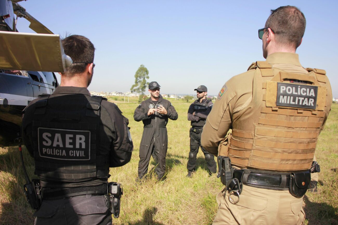 Policiais Militares de Nova Veneza realizam treinamento com o SAER Sul 25 Policiais Militares de Nova Veneza realizam treinamento com o SAER Sul