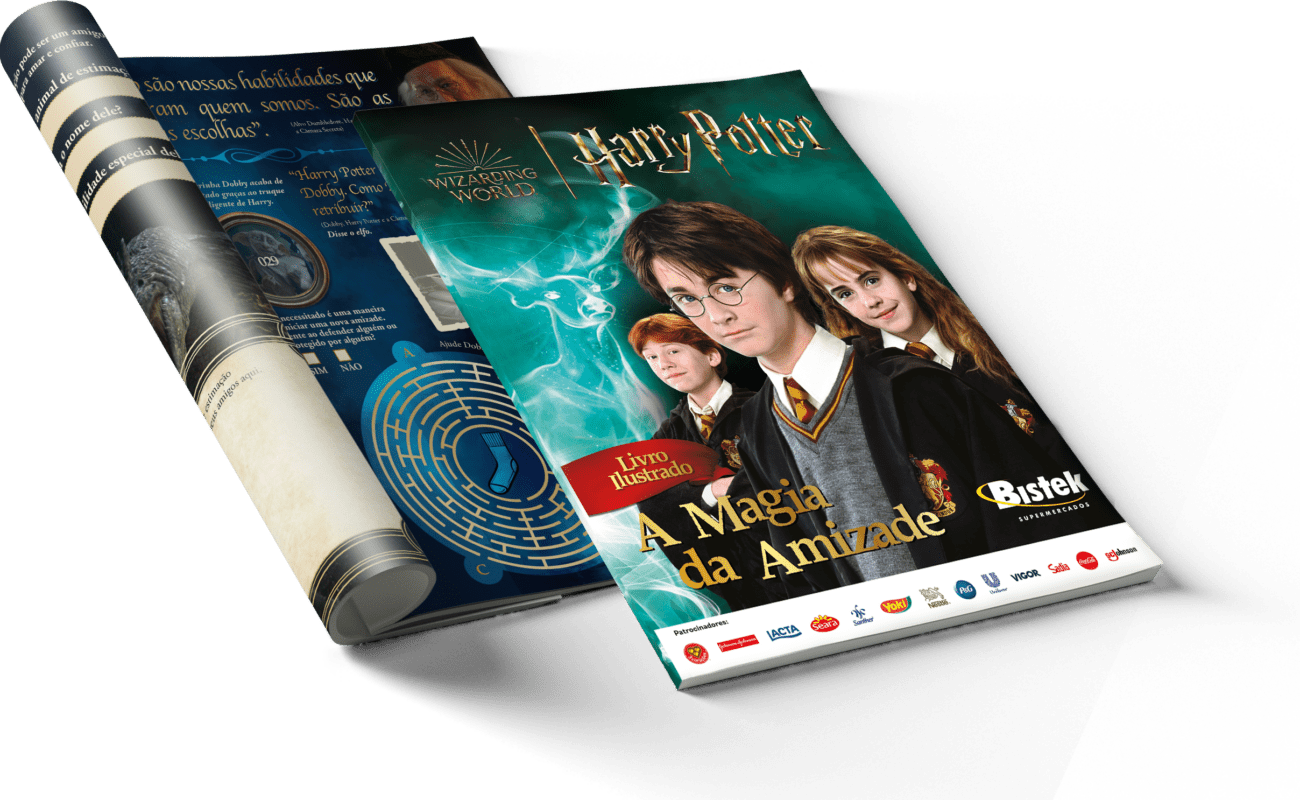 Aniversário do Bistek Supermercados traz o mundo mágico de Harry Potter™