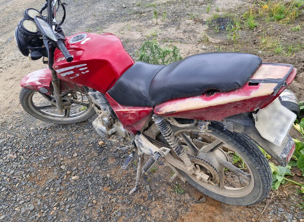 PM recolhe em Nova Veneza motocicleta com identificação adulterada 1 PM recolhe em Nova Veneza motocicleta com identificação adulterada