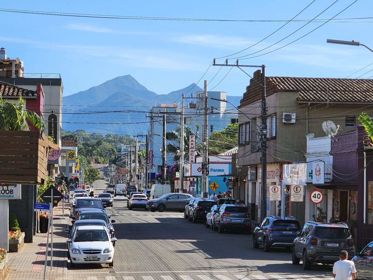 Cidade de Nova Veneza em Santa Catarina