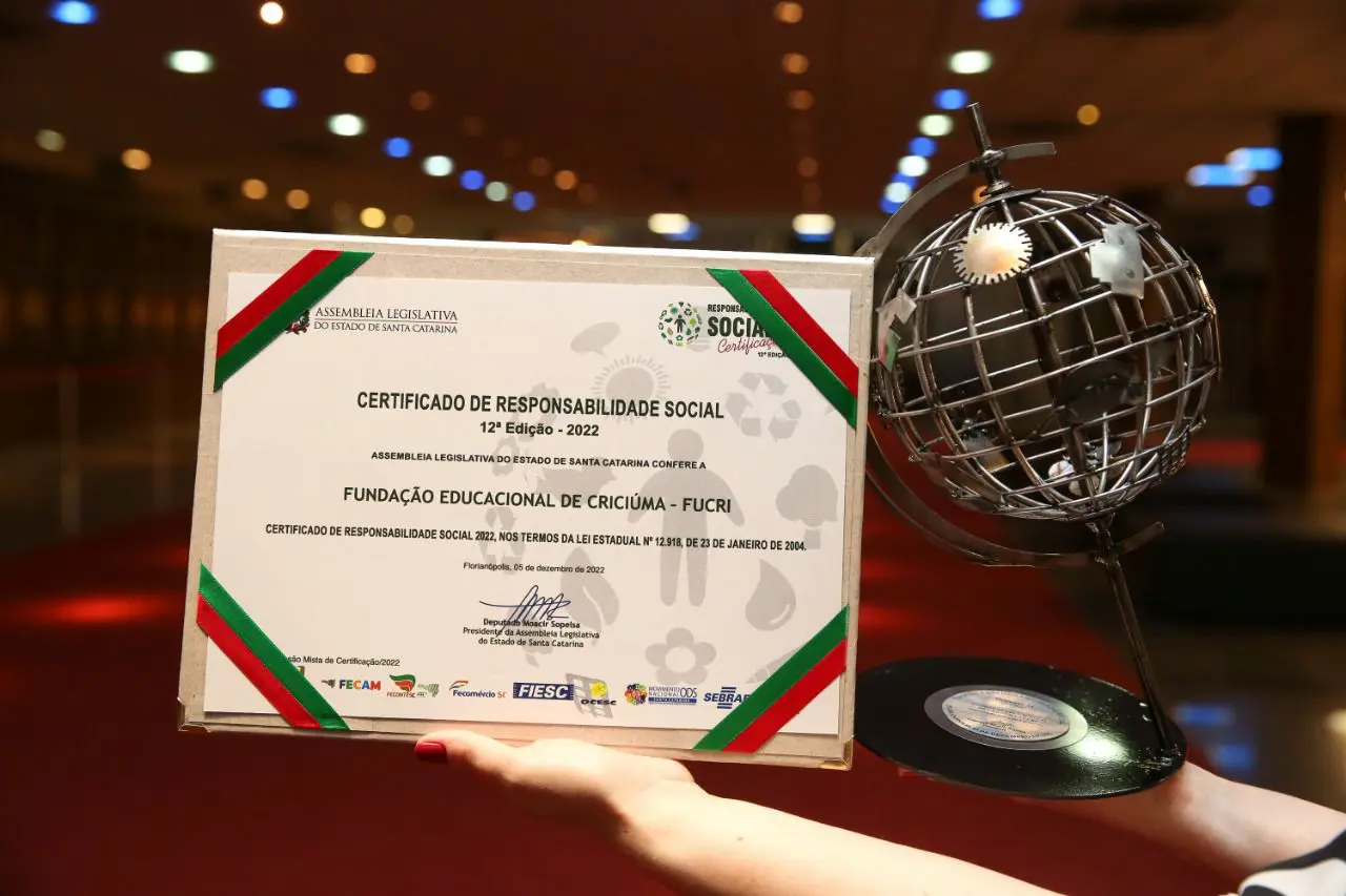 <strong>Pela terceira vez, Unesc é vencedora do Troféu Responsabilidade Social da Alesc</strong>