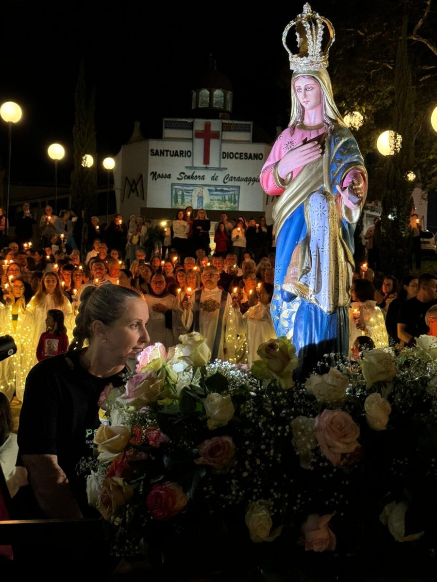 Santuário de Nossa Senhora de Caravaggio recebe milhares de devotos 8 Santuário de Nossa Senhora de Caravaggio recebe milhares de devotos