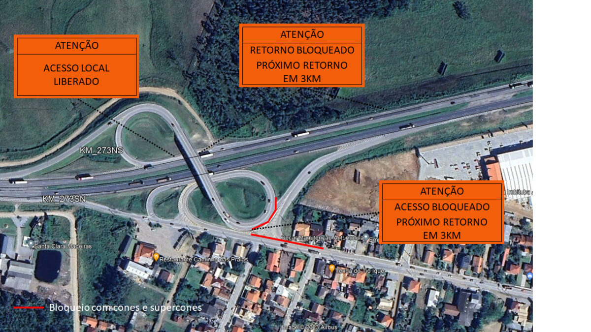 BR101sul/SC terá bloqueio provisório para obras em Imbituba-SC 5 BR101sul/SC terá bloqueio provisório para obras em Imbituba-SC