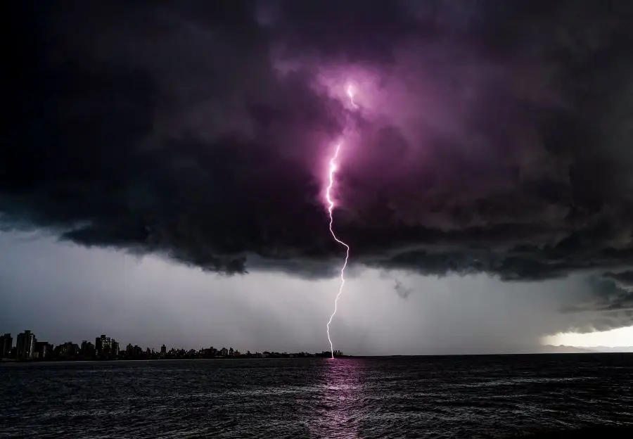 Alerta de tempestade em SC