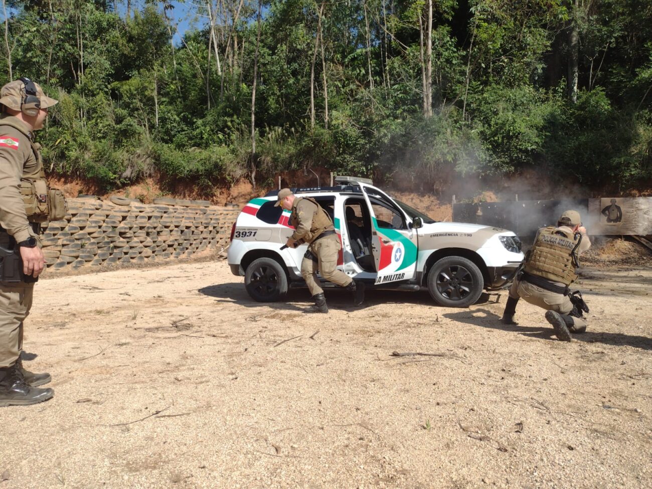 Treinamento policiais militares