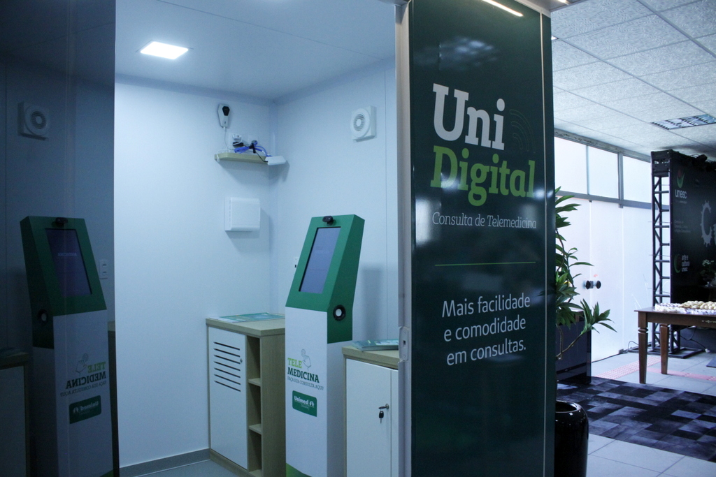 Unimed Criciúma inaugura, na Unesc, primeira cabine de telemedicina do Sul catarinense 5 Unimed Criciúma inaugura, na Unesc, primeira cabine de telemedicina do Sul catarinense