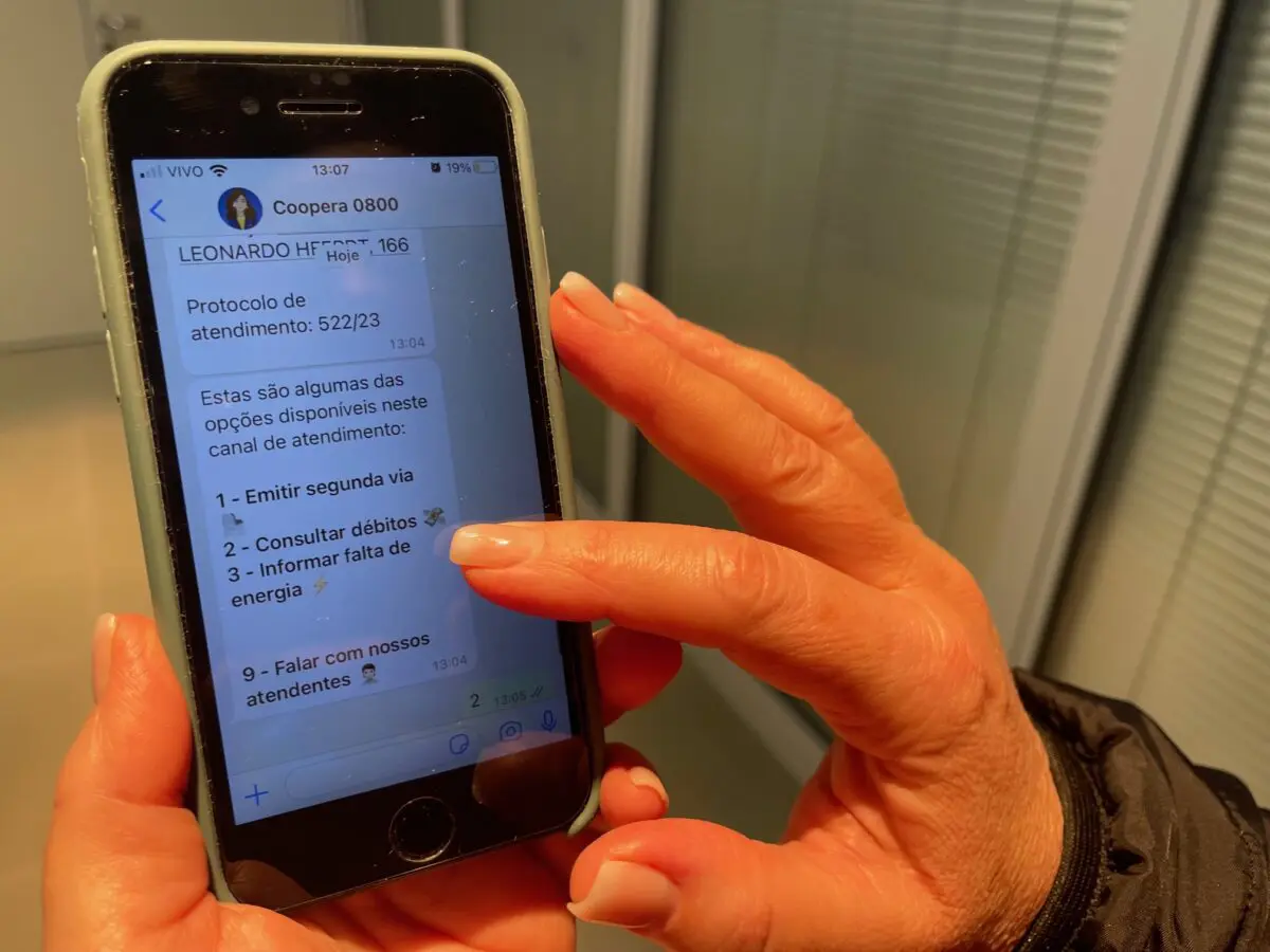 Coopera lança WhatsApp para atendimento aos cooperados/consumidores