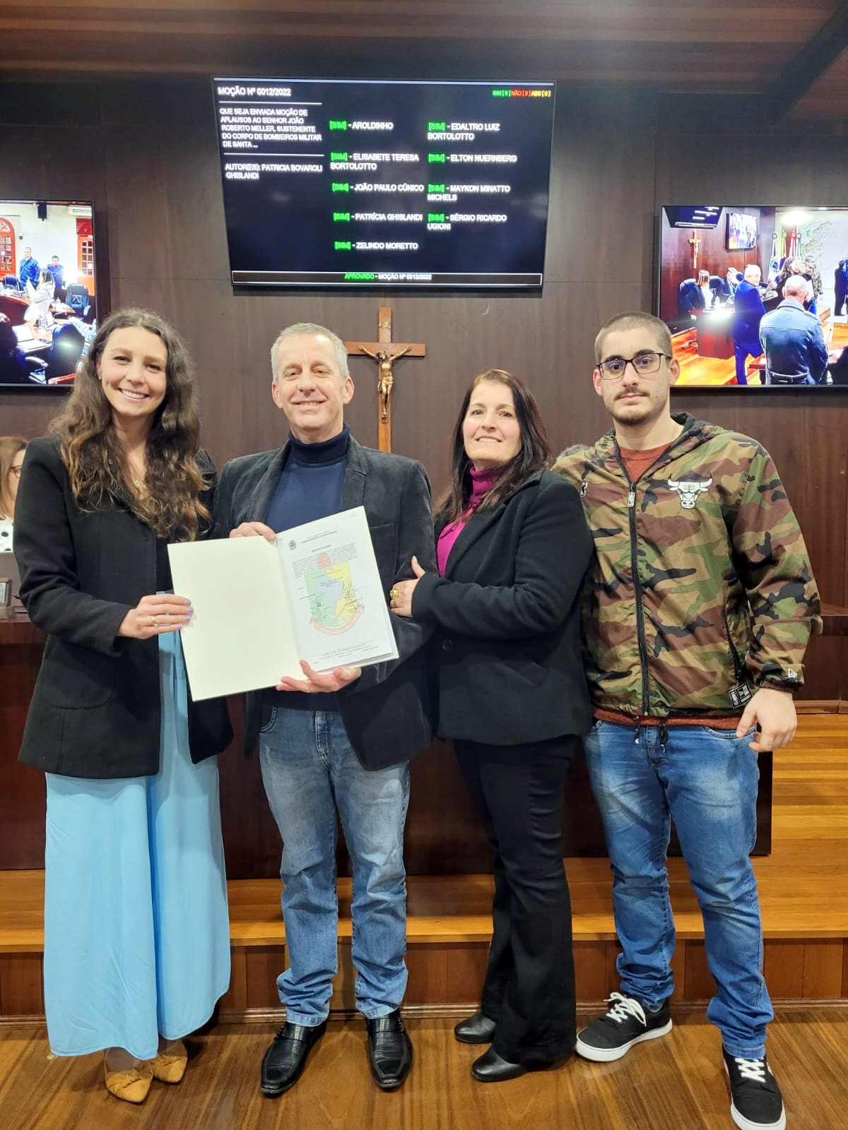 Câmara concede homenagem a bombeiro militar 1 Câmara concede homenagem a bombeiro militar