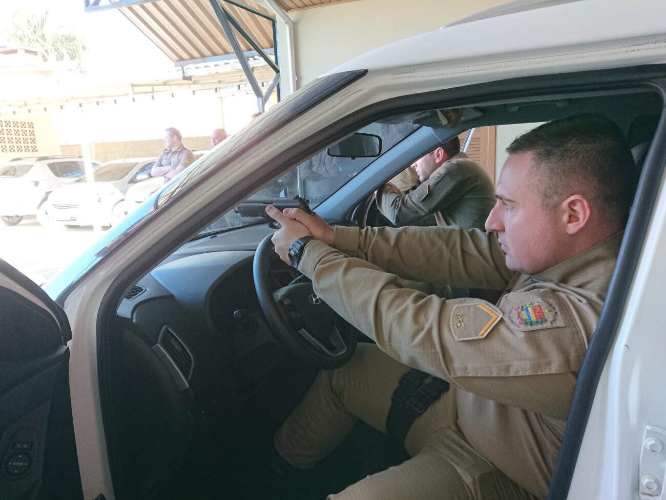 Polícia Militar de Nova Veneza passa por treinamento tático 1 Polícia Militar de Nova Veneza passa por treinamento tático