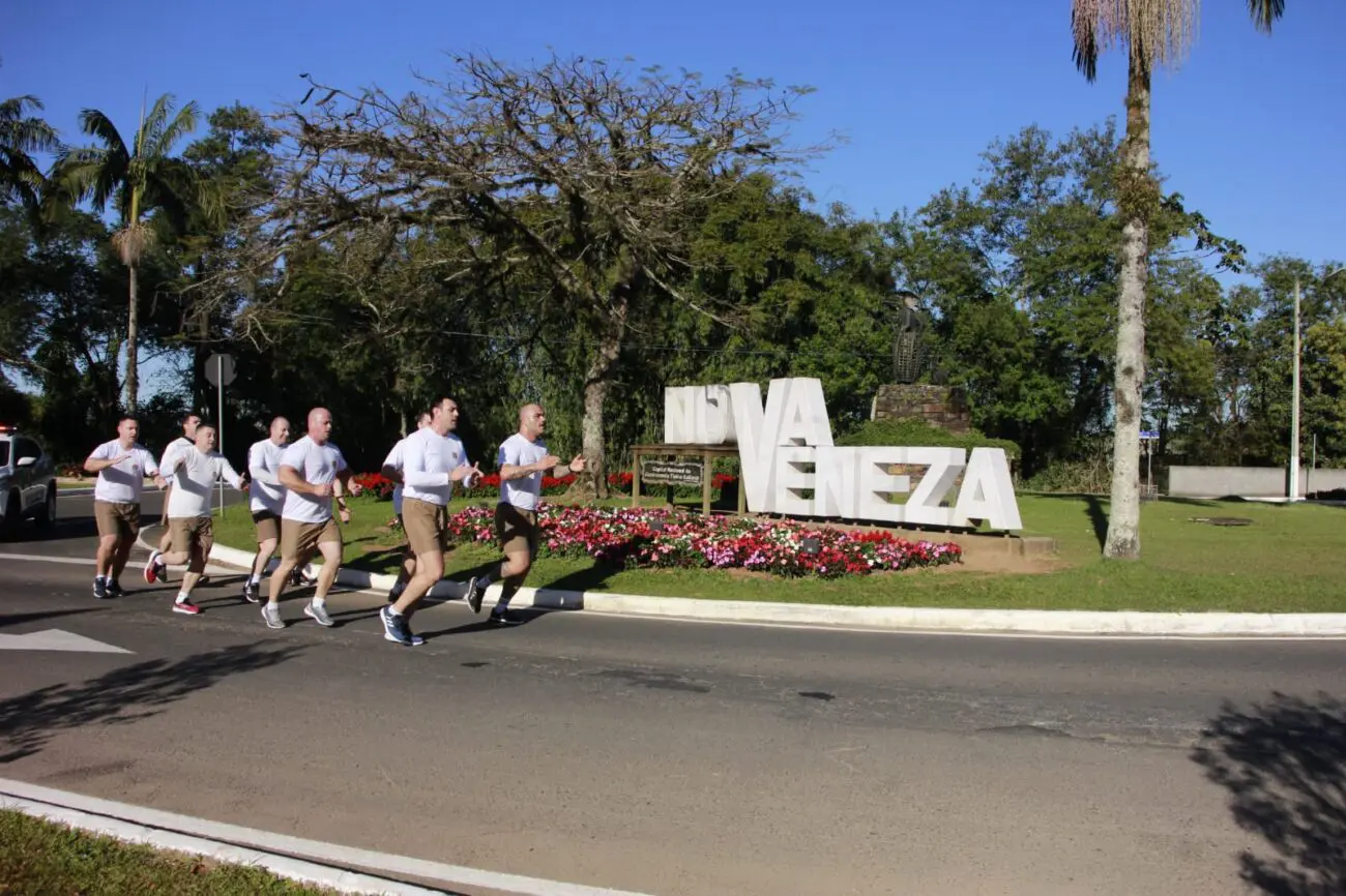 Polícia Militar de Nova Veneza passa por treinamento tático