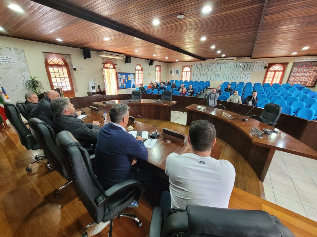 Vereadores de Nova Veneza reúnem entidades organizadas para falar sobre emendas impositivas 4 Vereadores de Nova Veneza reúnem entidades organizadas para falar sobre emendas impositivas