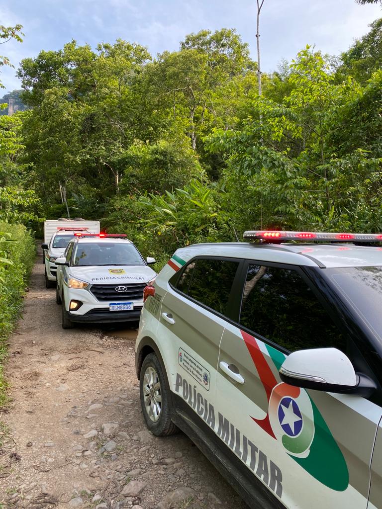 Corpo é encontrado em mata atrás da barragem do Rio São Bento 1 Corpo é encontrado em mata atrás da barragem do Rio São Bento