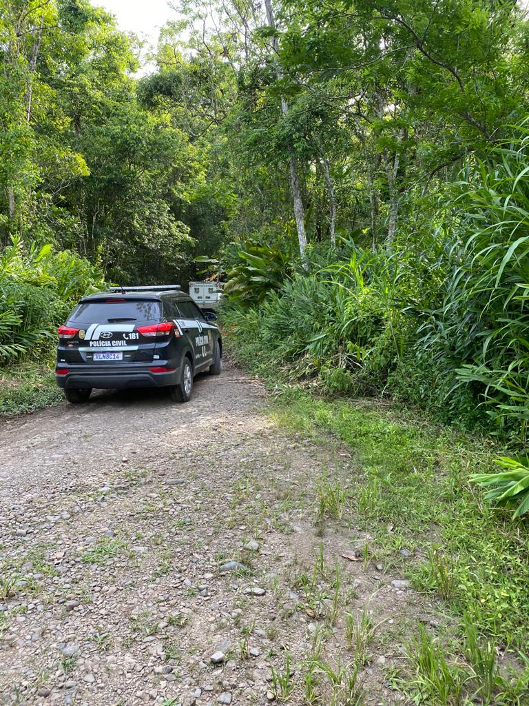 Corpo é encontrado em mata atrás da barragem do Rio São Bento 2 Corpo é encontrado em mata atrás da barragem do Rio São Bento