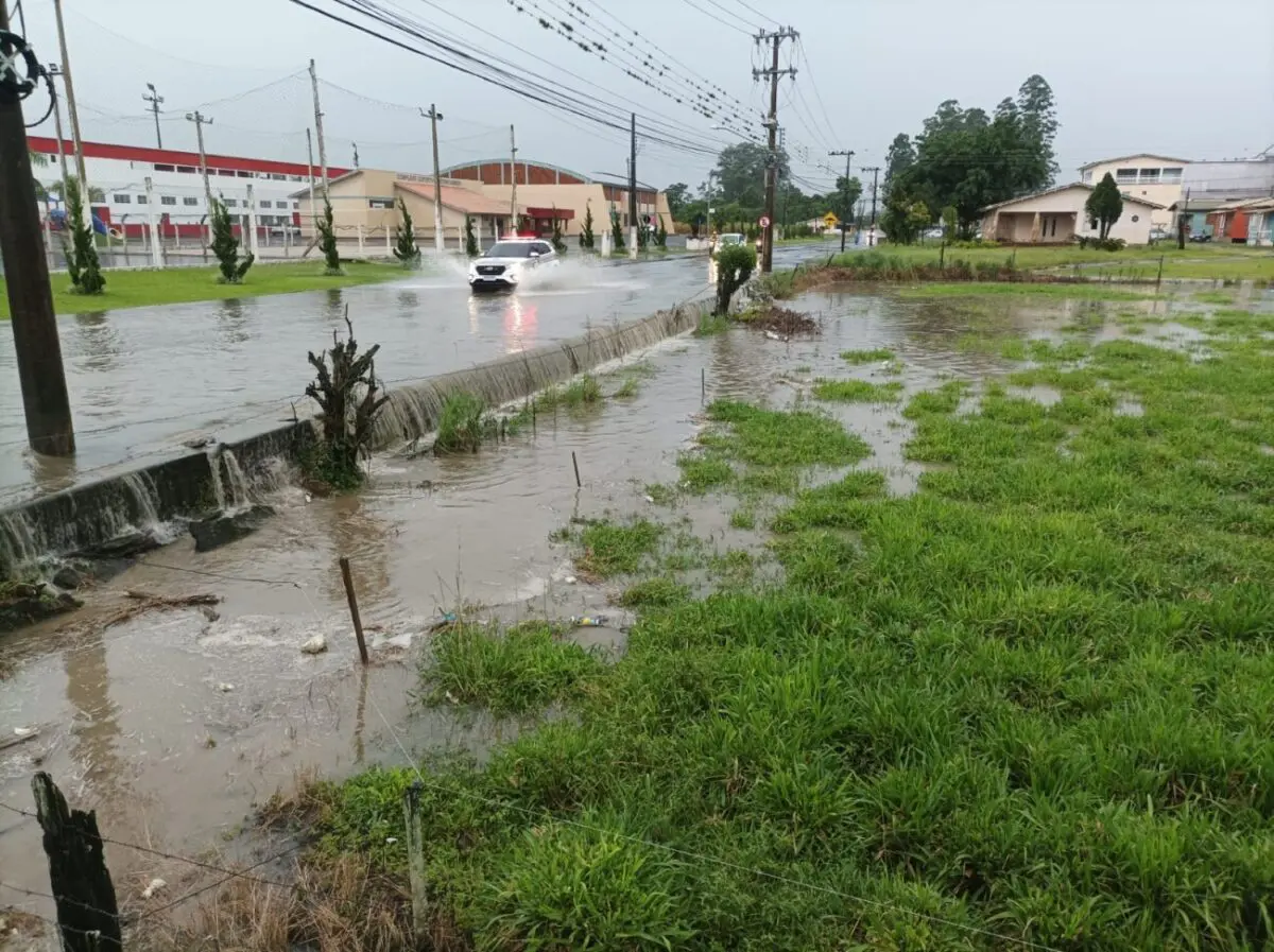 Alagamentos: moradores e comerciantes sofrem com o problema em diferentes pontos de Nova Veneza