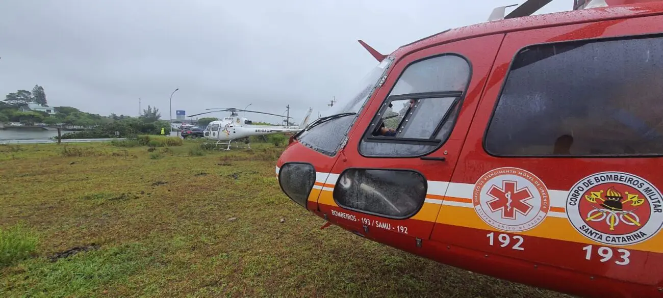 Queda de ponte entre SC e RS em Passo de Torres: Bombeiros Militares suspendem buscas no Rio Mampituba por conta do anoitecer