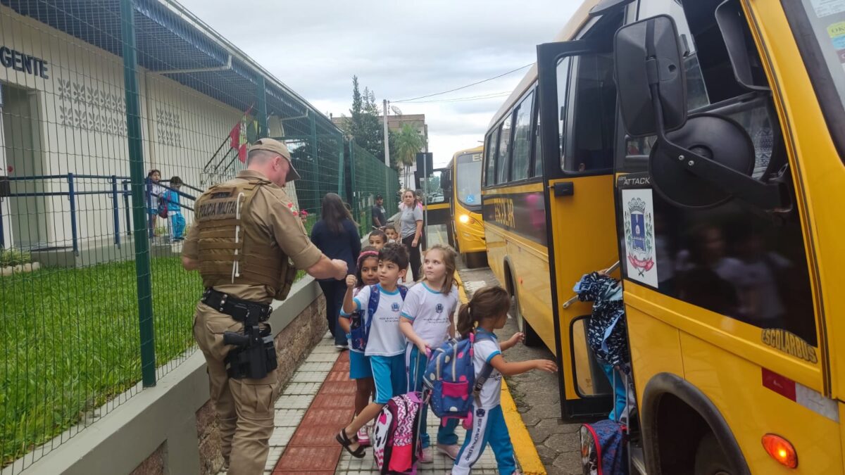 PM realiza operação ‘Minha Escola’ para garantir segurança nas escolas de Nova Veneza