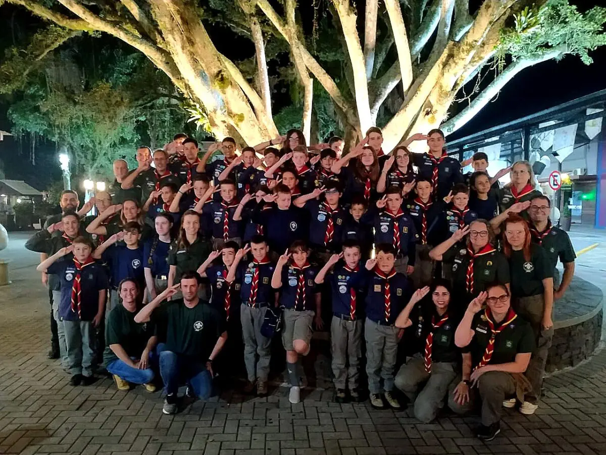 Grupo Escoteiro de Nova Veneza celebra Semana Escoteira com atividades comunitárias