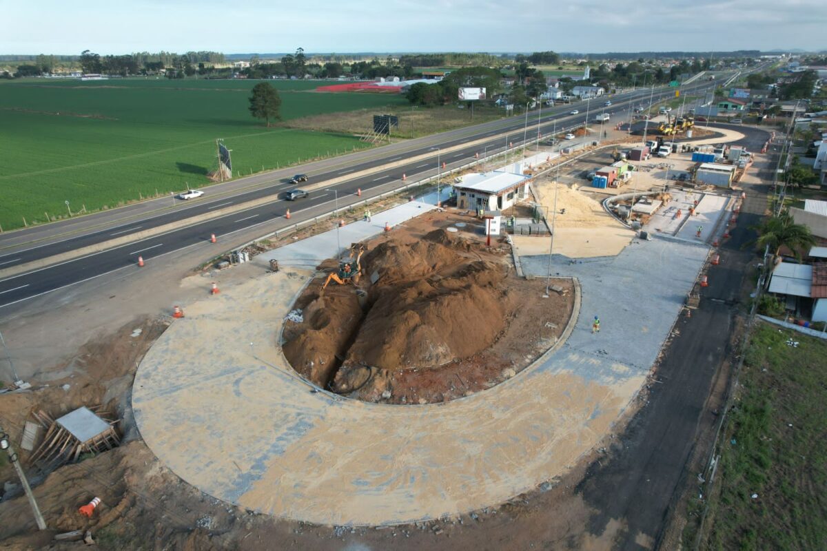 BR-101 Sul/SC: Obras da nova balança de Araranguá avançam 1 BR-101 Sul/SC: Obras da nova balança de Araranguá avançam