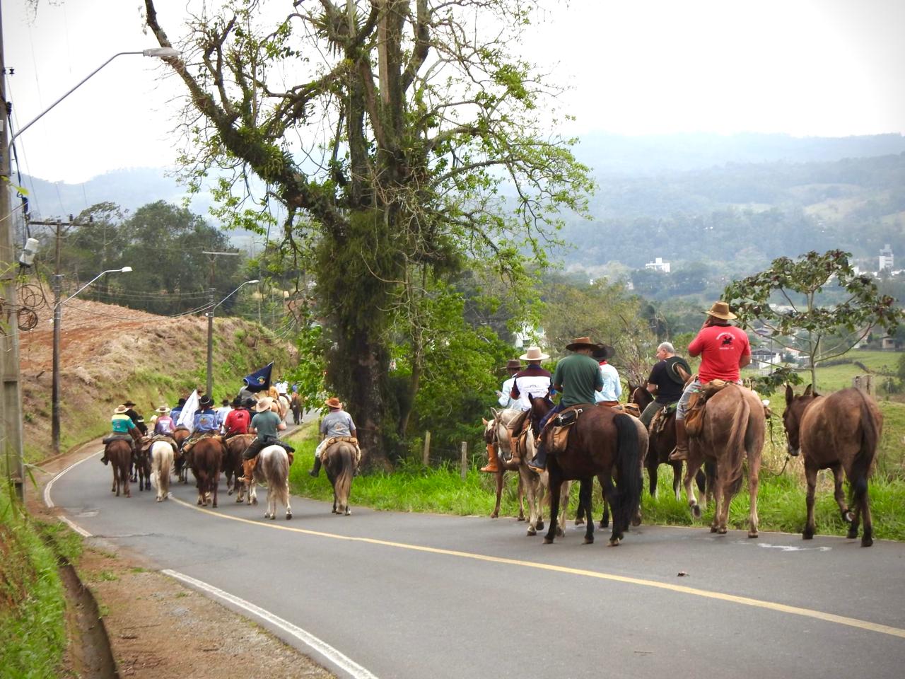 Tropeiros de Urubici descem a serra pelo Caminho dos Tropeiros até Nova Veneza 17 Tropeiros de Urubici descem a serra pelo Caminho dos Tropeiros até Nova Veneza