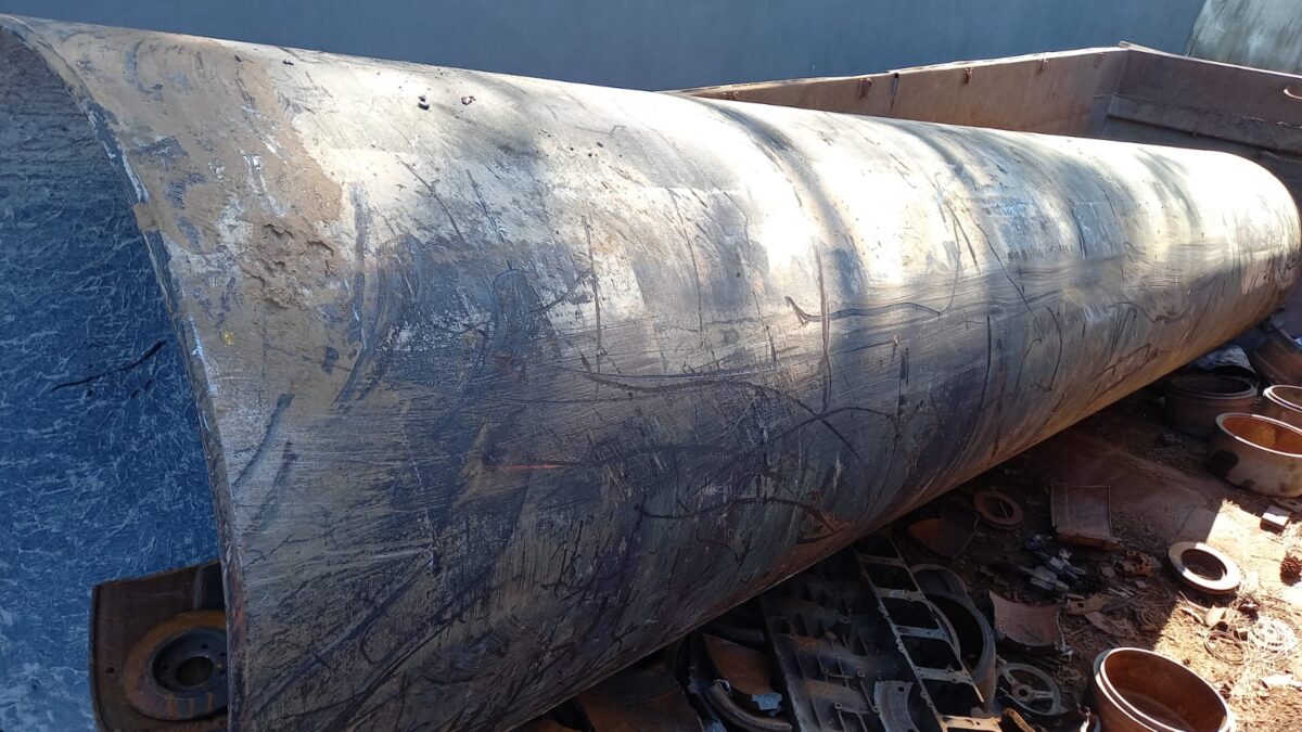 Homem é preso após furto de tubo utilizado na manutenção da adutora da barragem 2 Homem é preso após furto de tubo utilizado na manutenção da adutora da barragem