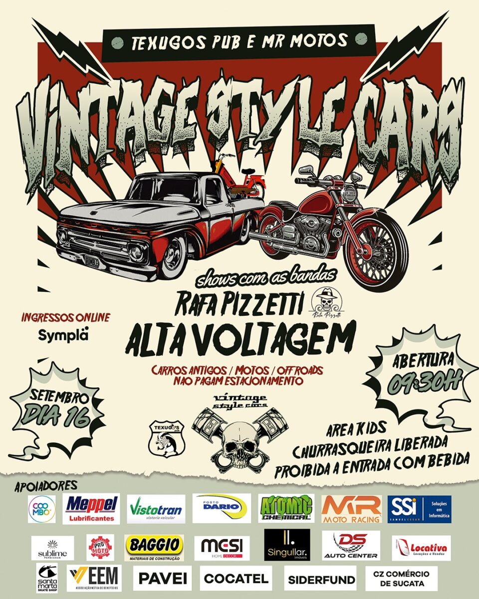 Nova Veneza: evento de carros antigos promovido pelo Texugos irá arrecadar doações para o RS 2 Nova Veneza: evento de carros antigos promovido pelo Texugos irá arrecadar doações para o RS