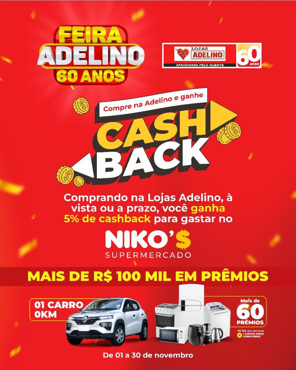 Lojas Adelino Nova Veneza: diversos produtos em promoção com frete e montagem gratuitos 2 Lojas Adelino Nova Veneza: diversos produtos em promoção com frete e montagem gratuitos