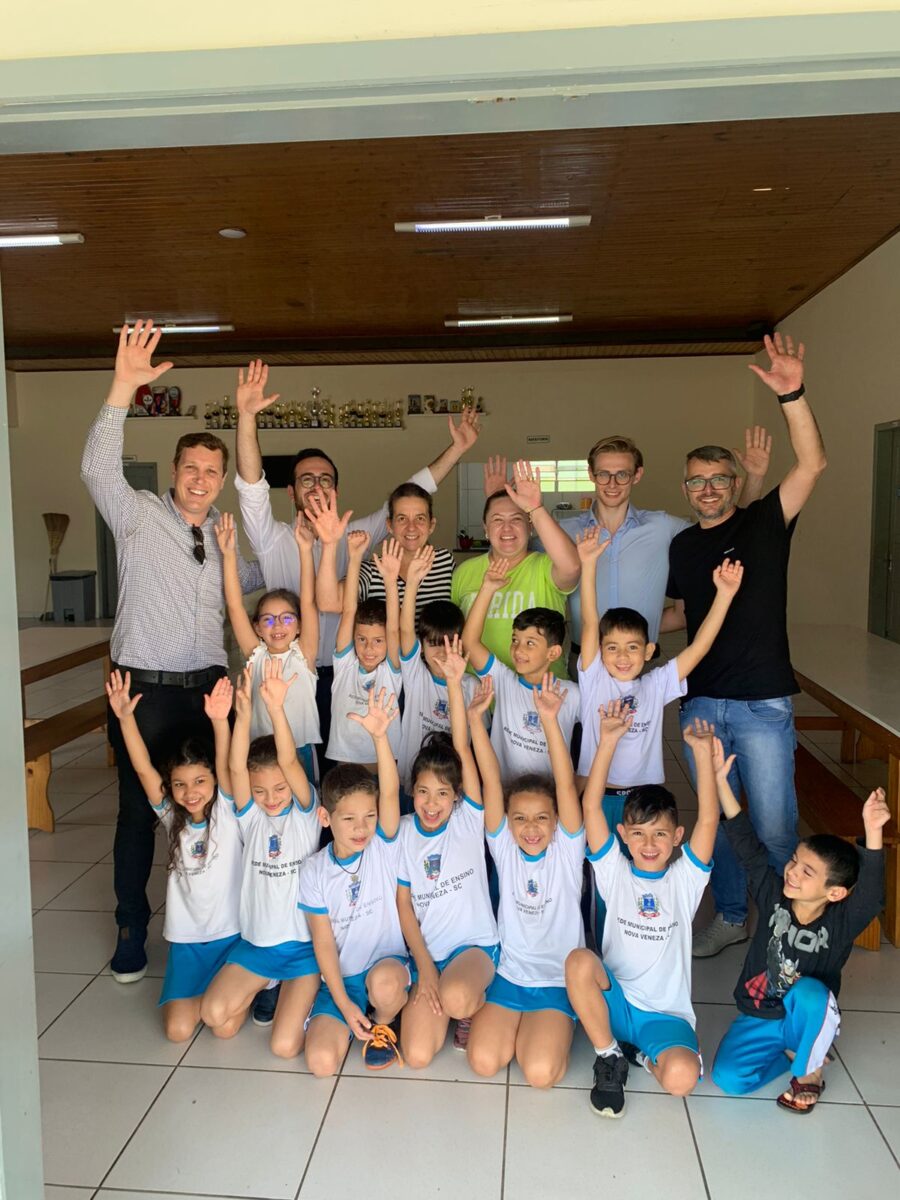 Jovens acadêmicos italianos visitam Nova Veneza e destacam sua italianidade 4 Jovens acadêmicos italianos visitam Nova Veneza e destacam sua italianidade