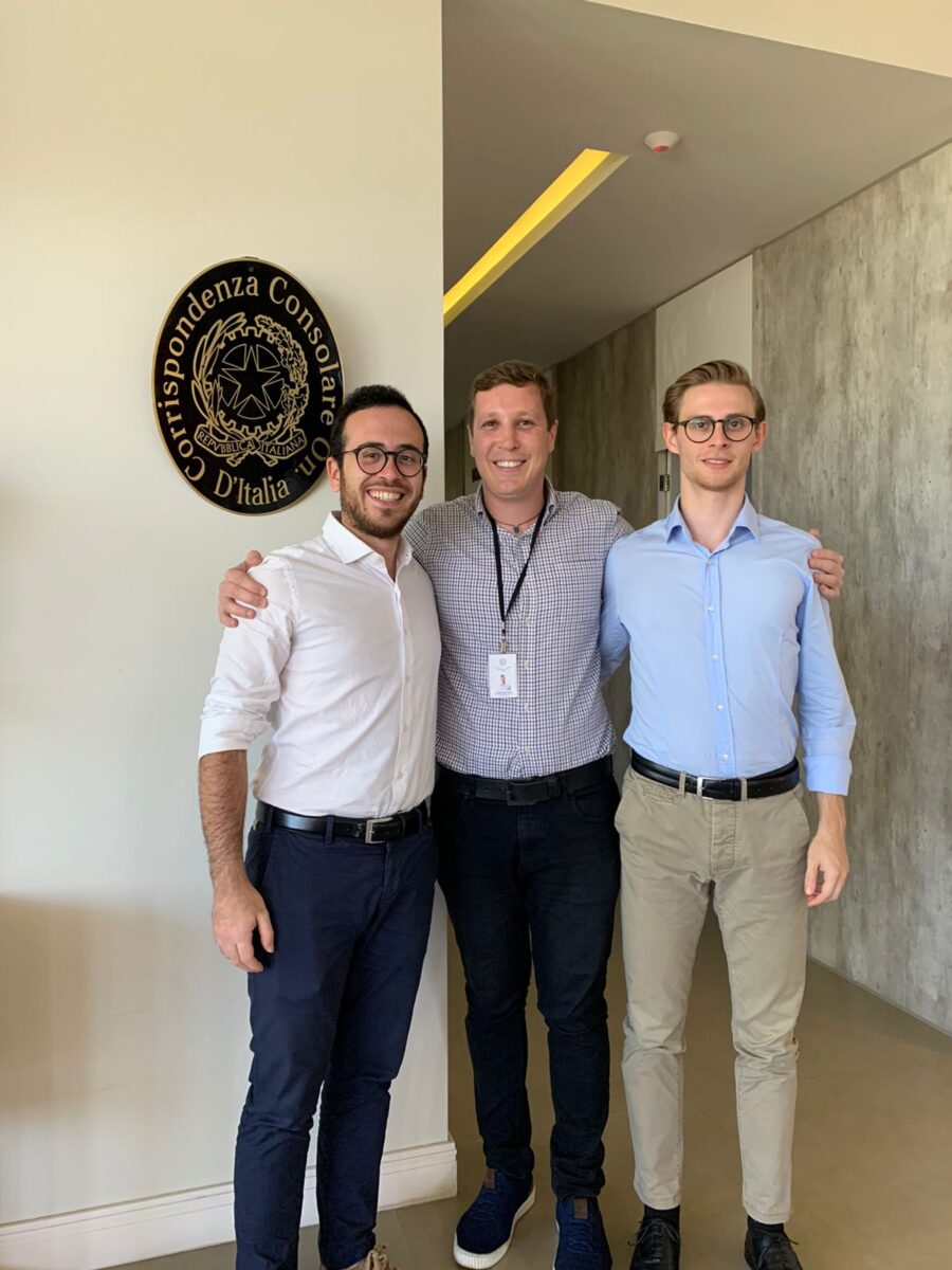 Jovens acadêmicos italianos visitam Nova Veneza e destacam sua italianidade 2 Jovens acadêmicos italianos visitam Nova Veneza e destacam sua italianidade