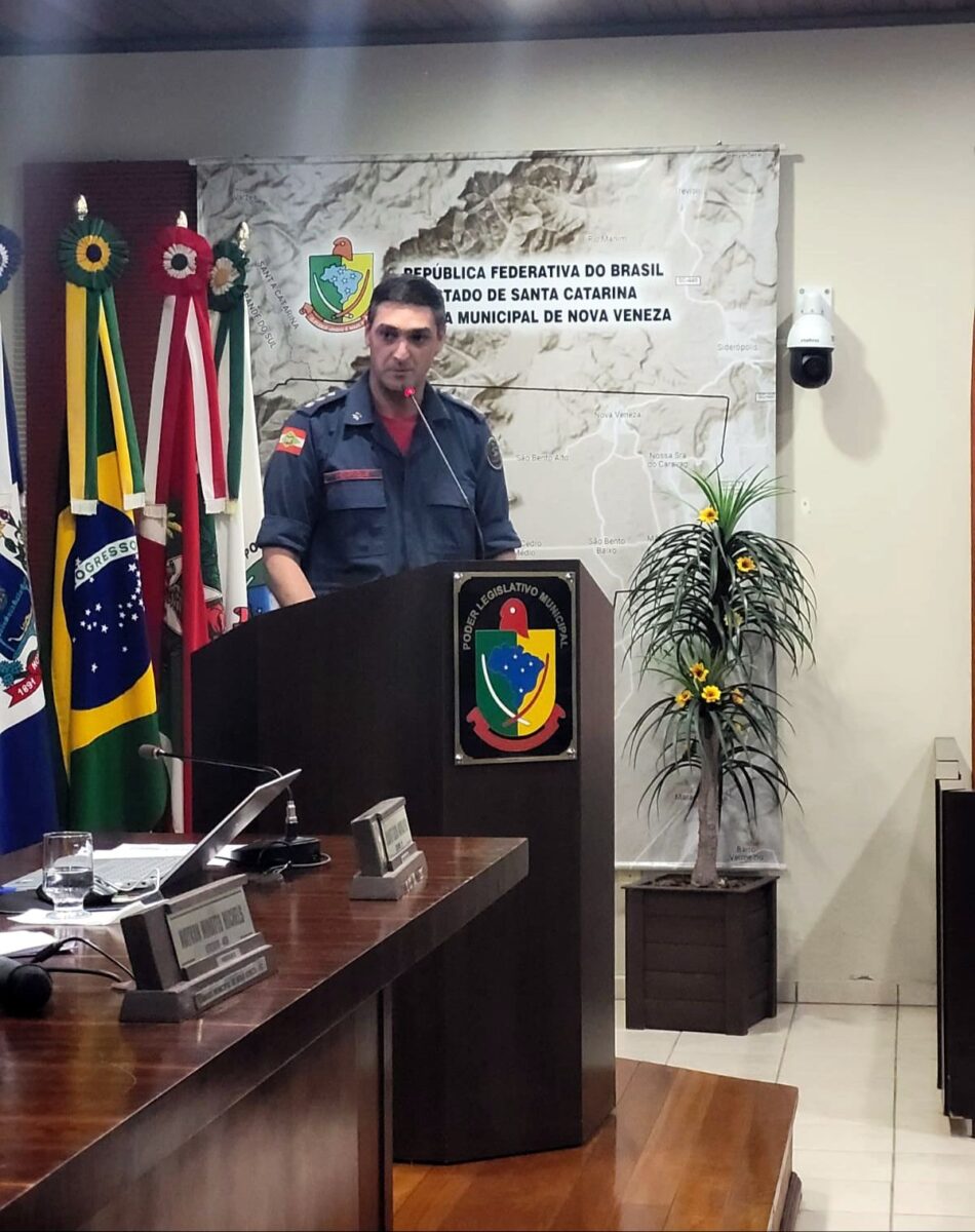 Projeto Golfinho do 4º BBM recebe moção de aplausos na Câmara de Nova Veneza 1 Projeto Golfinho do 4º BBM recebe moção de aplausos na Câmara de Nova Veneza