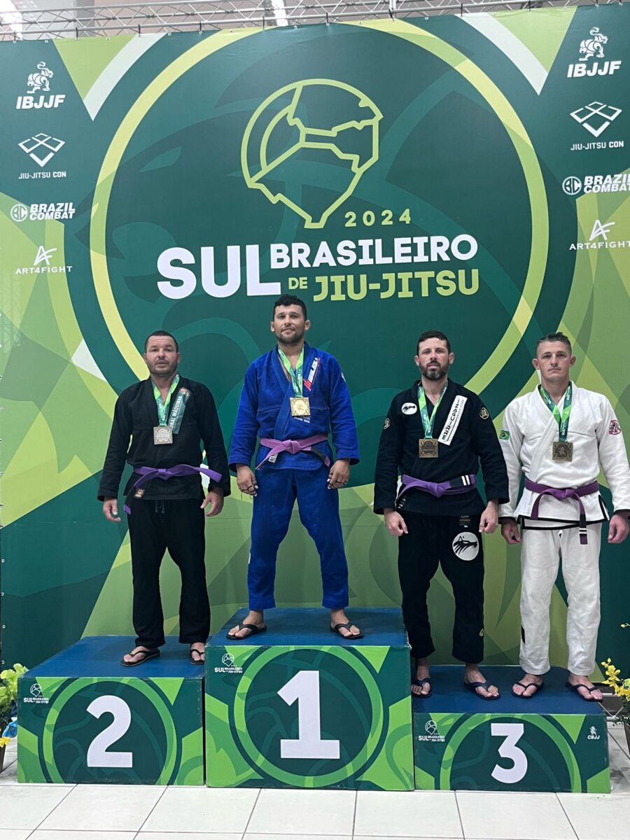 Atleta de Nova Veneza conquista o primeiro lugar no Sul-Brasileiro de jiu-jitsu.