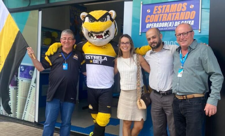 Aposte no Tigre: Criciúma promove campanha na Timemania em Lotérica de Nova Veneza