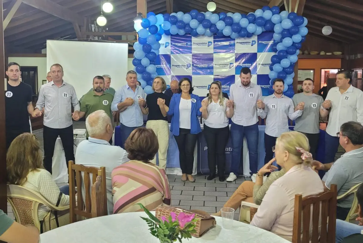 Convenção do PP de Nova Veneza oficializa chapa pura de Ângela Ghislandi e Edésio Spilere