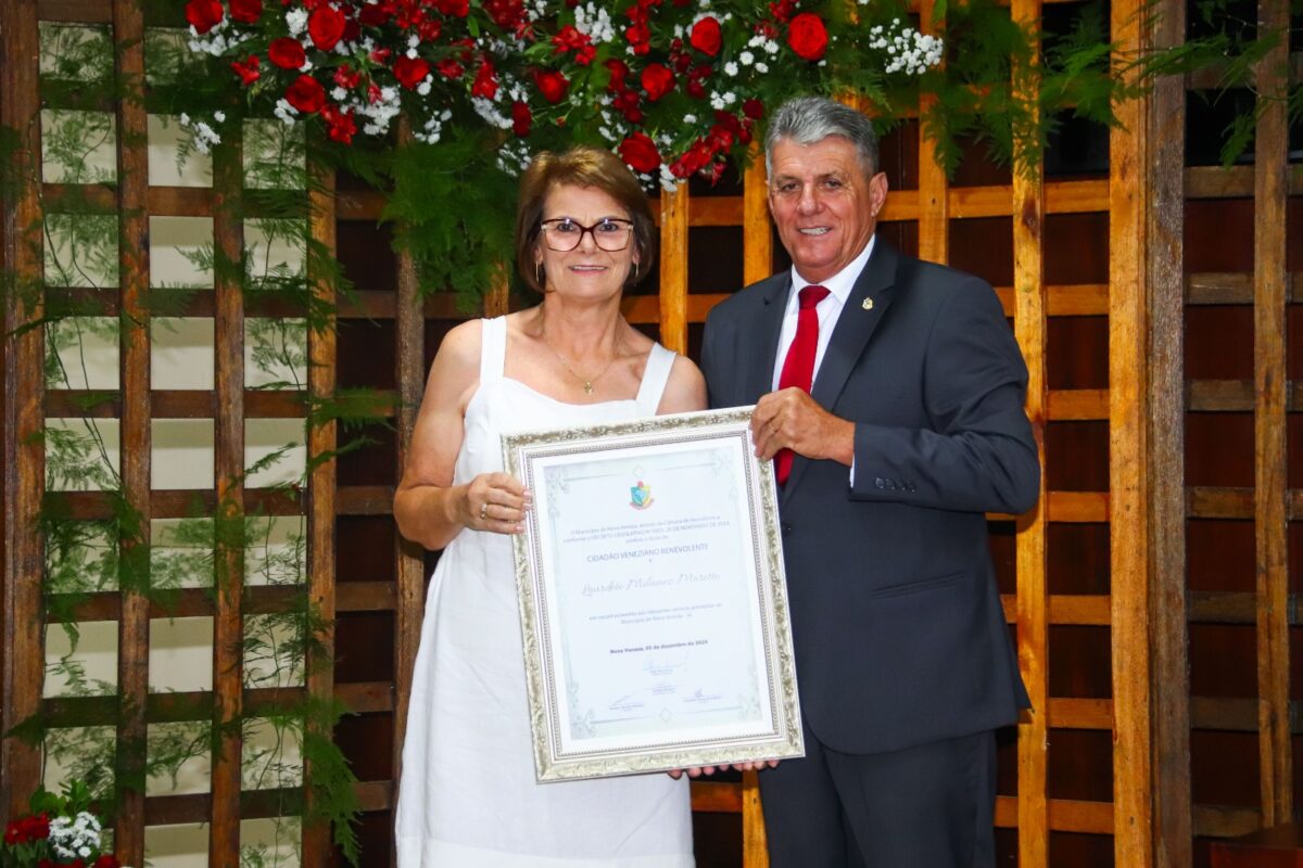 Nova Veneza reconhece cidadãos que contribuíram com o município em Sessão Solene 8 Nova Veneza reconhece cidadãos que contribuíram com o município em Sessão Solene