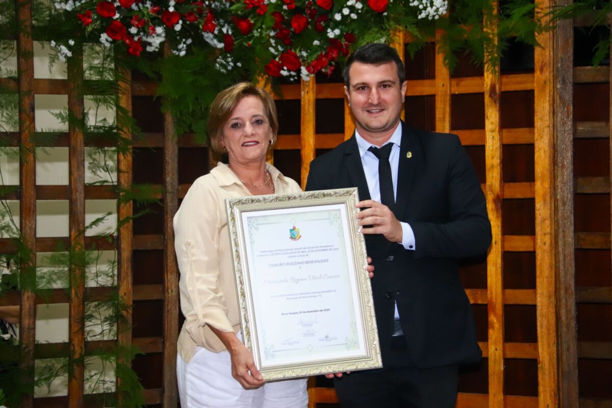 Nova Veneza reconhece cidadãos que contribuíram com o município em Sessão Solene 3 Nova Veneza reconhece cidadãos que contribuíram com o município em Sessão Solene